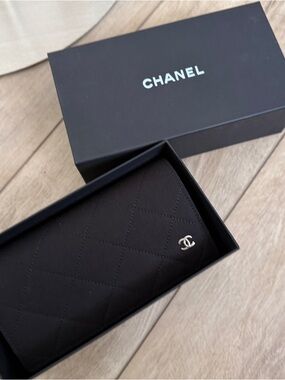 Chanel Black Quilted Sunglasses Case w/ Box